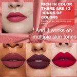 Rocklon 6pcs Lip Liner Pen Set Long-Lasting, Waterproof Sweatproof, Easy Coloring Non-fading Color Rendering Lip Gloss Set Beauty Makeup - Image 5