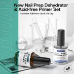 Rocklon Morovan Natural Nail Dehydrator and Acid-Free Primer Nail Dehydrator for Acrylic and Gel Nail Polish Nail Primer for U V Gel - Image 2