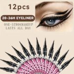 Rocklon12 PCS Hot Make Up Ultimate Black Liquid Eyeliner Long-lasting Waterproof Eye Liner Pencil Pen Nice Makeup Cosmetic Beauty Tools - Image 6