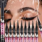 Rocklon12 PCS Hot Make Up Ultimate Black Liquid Eyeliner Long-lasting Waterproof Eye Liner Pencil Pen Nice Makeup Cosmetic Beauty Tools - Image 2
