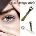 Rocklon 1pc Eye Roller Massage Stick Eye Cream Applicator Cosmetic Spatula Anti Wrinkle Facial Spoon Gold Alloy Face Thin Skin Care Tool - Image 6