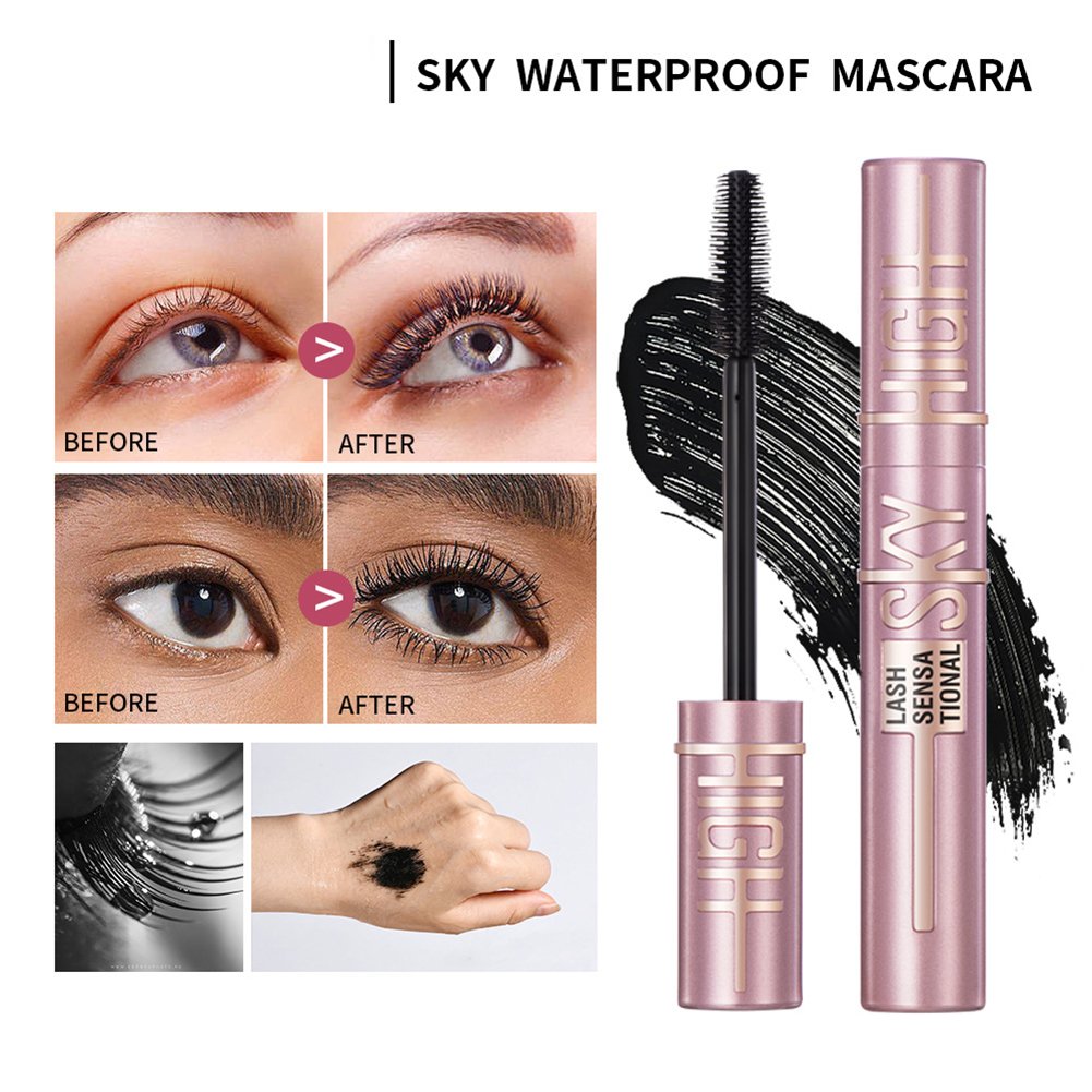 Rocklon Natural Curling Mascara Quick Dry Smudge-proof Eyelash Cream For Party