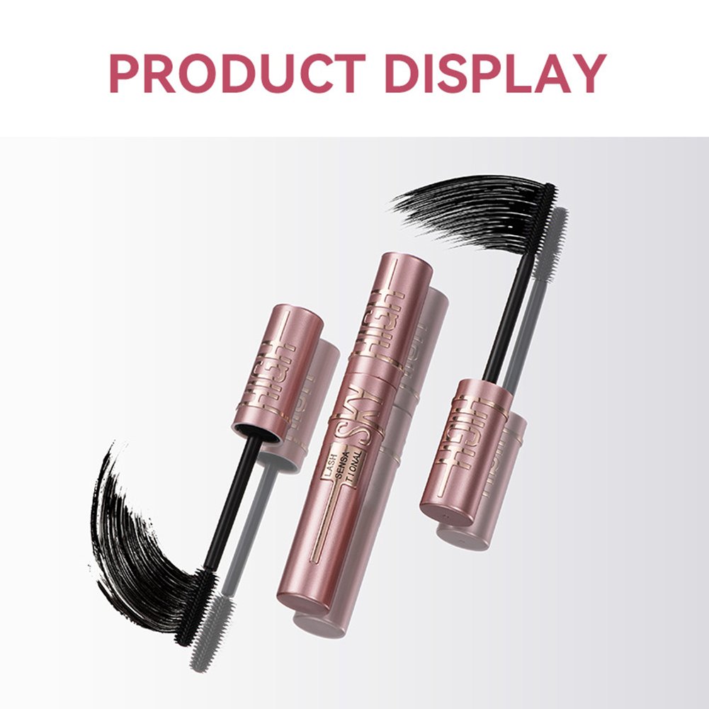 Rocklon Natural Curling Mascara Quick Dry Smudge-proof Eyelash Cream For Party