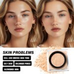 Rocklon Loose Baking&Setting Powder Long Lasting Oil Control Natural Face Matte Waterproof Brighten Loose Powder Makeup Cosmetics - Image 4