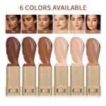 Rocklon Skin Tint Stick Waterproof Nourishing Solid Tinted Serum Foundation Skin Tint Balm Face Tinted Face Contour Stick Makeup - Image 2