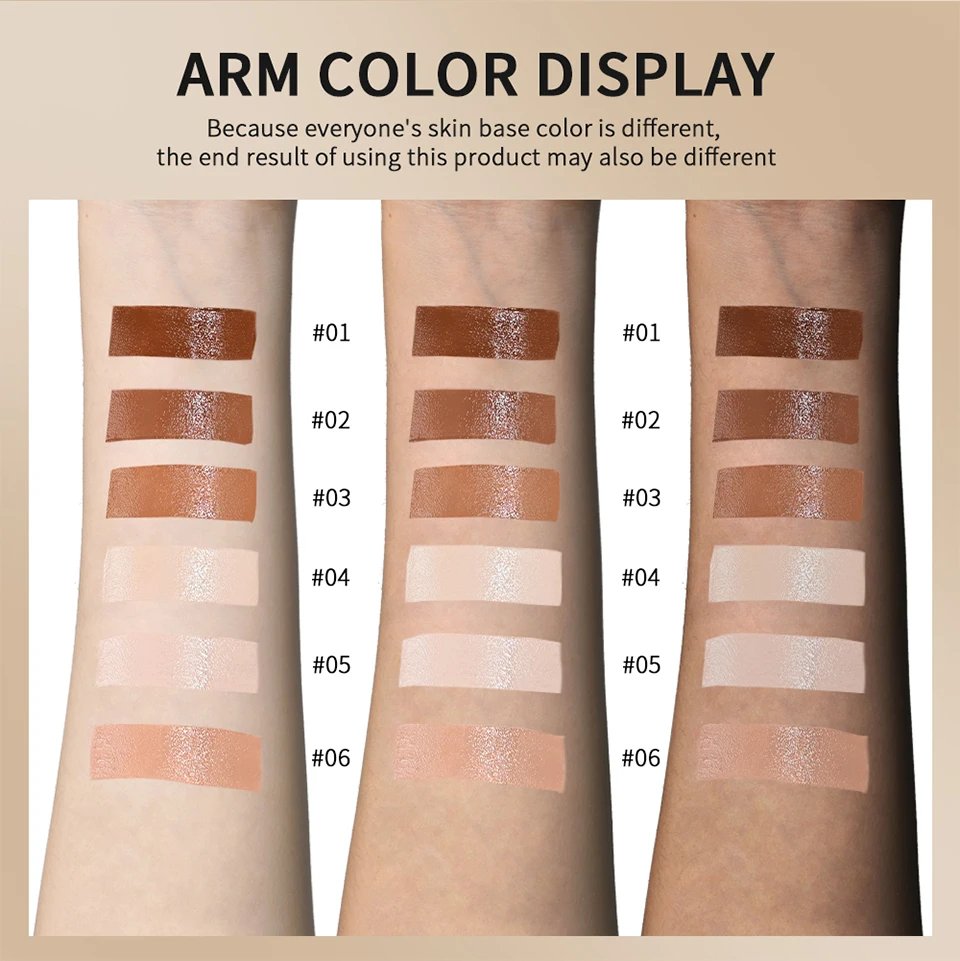 Rocklon Skin Tint Stick Waterproof Nourishing Solid Tinted Serum Foundation Skin Tint Balm Face Tinted Face Contour Stick Makeup