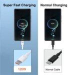Rocklon 10A 120W Type C Fast Charging Cable Phone Charger USB C Data Cord For Huawei Mate 40 50 Honor Xiaomi Samsung Quick Charge Cable - Image 6