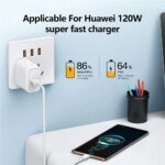 Rocklon 10A 120W Type C Fast Charging Cable Phone Charger USB C Data Cord For Huawei Mate 40 50 Honor Xiaomi Samsung Quick Charge Cable - Image 2