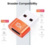 Rocklon USB 3.0 To Type C Adapter OTG Type C Male To USB Female Converter For Laptop Xiaomi Samsung USBC Adaptor usb a tipo c - Image 3