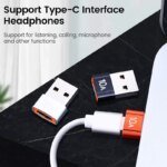 Rocklon USB 3.0 To Type C Adapter OTG Type C Male To USB Female Converter For Laptop Xiaomi Samsung USBC Adaptor usb a tipo c - Image 5