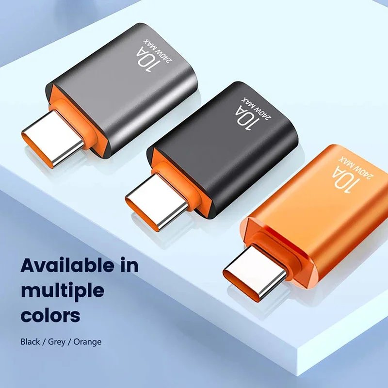 Rocklon USB 3.0 To Type C Adapter OTG Type C Male To USB Female Converter For Laptop Xiaomi Samsung USBC Adaptor usb a tipo c