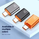 Rocklon USB 3.0 To Type C Adapter OTG Type C Male To USB Female Converter For Laptop Xiaomi Samsung USBC Adaptor usb a tipo c - Image 2