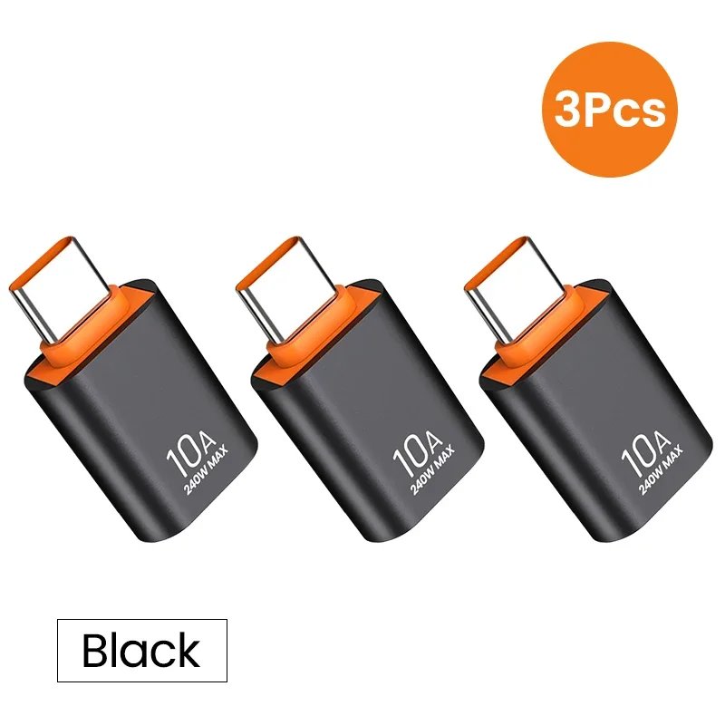 3pcs black