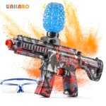 Rocklon M416 Electric Ball Blaster Toy Gun - High-Speed, Metallic Finish, Rechargeable - Outdoor Game Party Gift(Bullets Excluded)