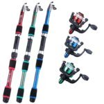Rocklon Fishing Pole Set Full Kits With Telescopic Fishing Rod And Spinning Reel Baits Hooks Travel Pole Set - Image 5