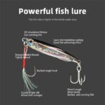 Rocklon Japen Metal Cast Jig Spoon 10/15/20/30/40/50g Shore Casting Jigging Fish Sea Bass Fishing Lure Artificial Bait Tackle - Image 6