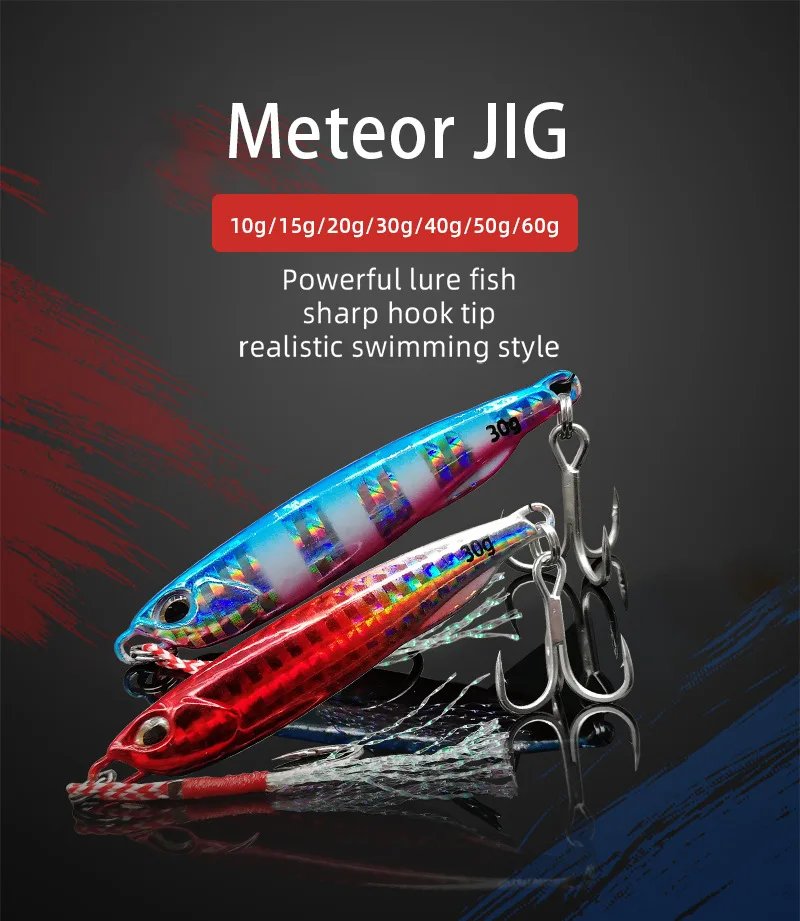 Rocklon Japen Metal Cast Jig Spoon 10/15/20/30/40/50g Shore Casting Jigging Fish Sea Bass Fishing Lure Artificial Bait Tackle