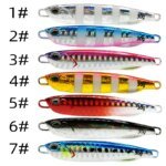 Rocklon Japen Metal Cast Jig Spoon 10/15/20/30/40/50g Shore Casting Jigging Fish Sea Bass Fishing Lure Artificial Bait Tackle - Image 3