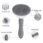 Rocklon Hot-selling pet cat dog comb effective to remove floating hair comb pet dog hair cleaning pet supplies - Image 2