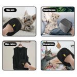 Rocklon Pet Hair Removal Tool Reusable Static Removal Gloves, Double-Sided Grooming Gloves for Pets, Removes Pet Fur Hair for Carpets - Image 6