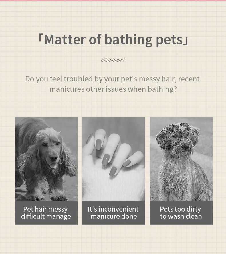 Rocklon Cat Dog Pet Spray Massage Brush 3 in 1 One Button Steam Spray Folding Rotatable Floating Hair Bath Hair Removal Brush Comb