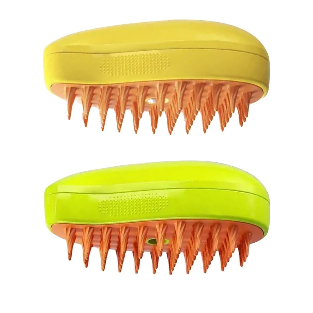 Rocklon Cat Dog Pet Spray Massage Brush 3 in 1 One Button Steam Spray Folding Rotatable Floating Hair Bath Hair Removal Brush Comb