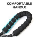 Rocklon Reflective Dog Leash With Comfortable Padded Handle - Double Heavy Duty Traction Rope For Strong Dogs - Enhance Safety And Contr - Image 5