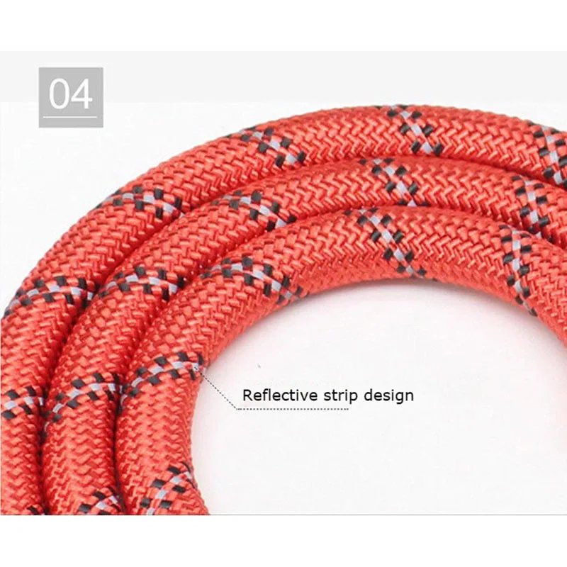 Rocklon Reflective Dog Leash With Comfortable Padded Handle - Double Heavy Duty Traction Rope For Strong Dogs - Enhance Safety And Contr