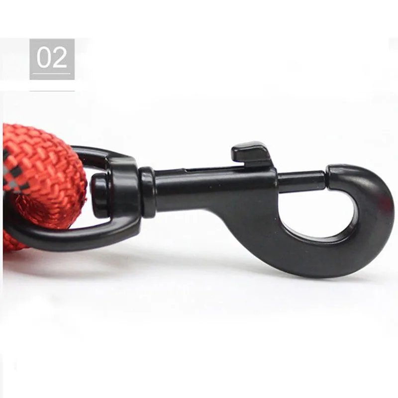 Rocklon Reflective Dog Leash With Comfortable Padded Handle - Double Heavy Duty Traction Rope For Strong Dogs - Enhance Safety And Contr