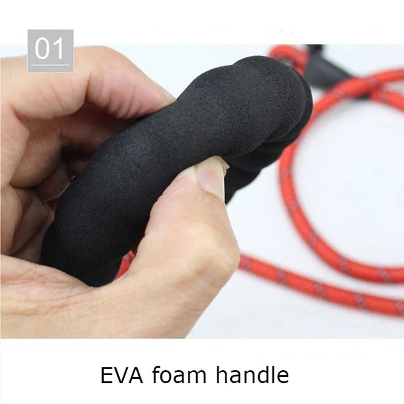 Rocklon Reflective Dog Leash With Comfortable Padded Handle - Double Heavy Duty Traction Rope For Strong Dogs - Enhance Safety And Contr