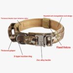 Rocklon Pet Products Outdoor Tactical Dog Collar Metal Buckle Breathability Nylon Collar Medium and Large Dog Training Neck Collar Dog - Image 2