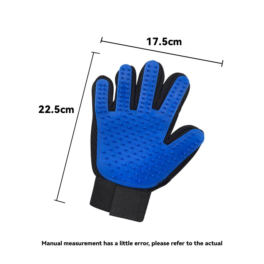 Rocklon 1pcs 180-Nail Pet Cleaning, Grooming And Hair-Removing Gloves, Cat Petting And Hair-Removing Gloves, Cat Massage Comb