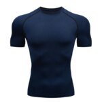 Rocklon Men's T Shirt Outdoor Training Fitness Gym Jogging Running Sweatshirt Bat/-Man Compression Shirts Tight Elastic Breathable - Image 3