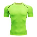 Rocklon Men's T Shirt Outdoor Training Fitness Gym Jogging Running Sweatshirt Bat/-Man Compression Shirts Tight Elastic Breathable - Image 4