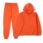 Rocklon Men's sports suit fashion sports suit hooded pants two-piece set running casual sports shirt sports pants men's clothing - Image 3