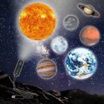 USB Projector Light Halloween Moon Lamp Christmas Holiday Night Light Rotatable Scenes Projector for Wall Ceiling Decor Lighting - Image 3