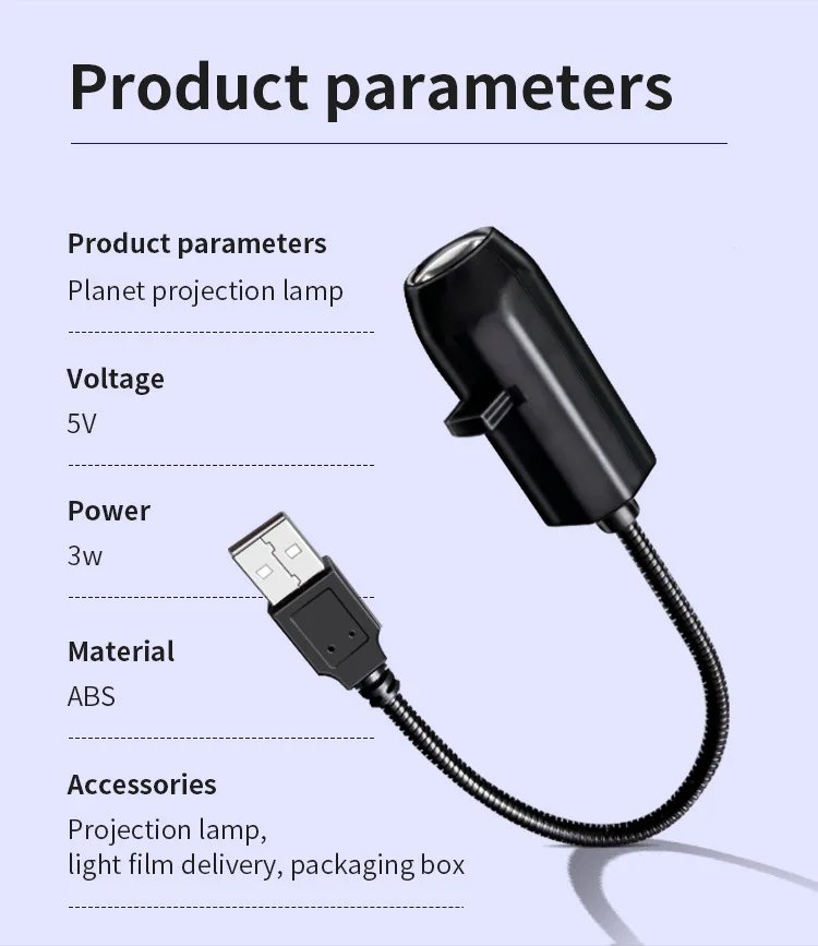 USB Projector Light Halloween Moon Lamp Christmas Holiday Night Light Rotatable Scenes Projector for Wall Ceiling Decor Lighting