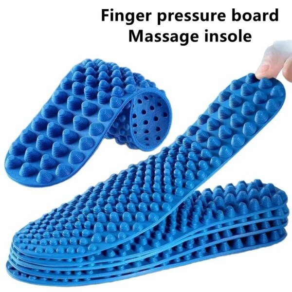 1 Pair Finger Pressure Board Massage Insole Relieve Foot Fatigue Shoes Insoles Men Woman Shoe Pads Soft Sports Casual Shoes Pad