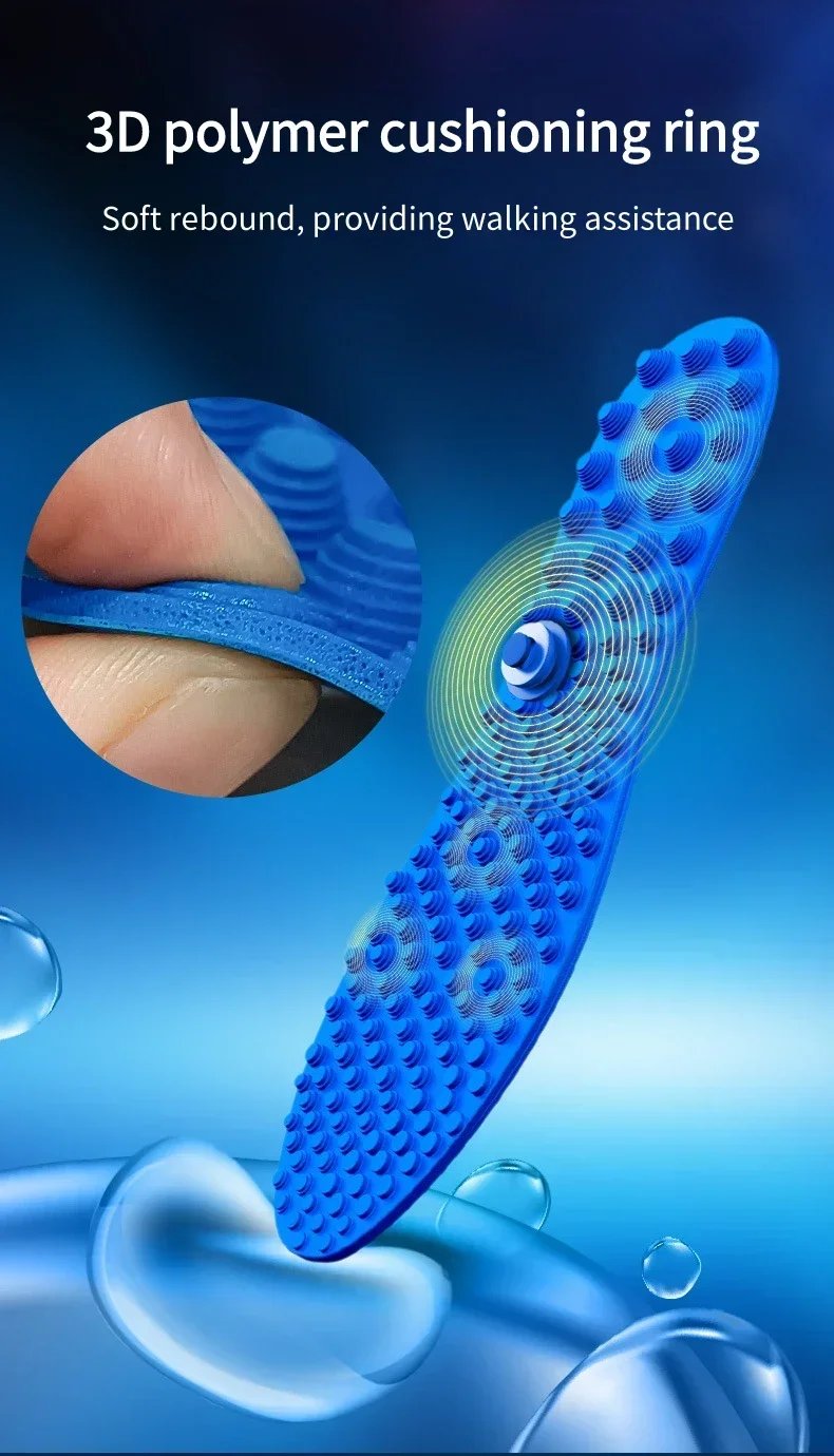 1 Pair Finger Pressure Board Massage Insole Relieve Foot Fatigue Shoes Insoles Men Woman Shoe Pads Soft Sports Casual Shoes Pad