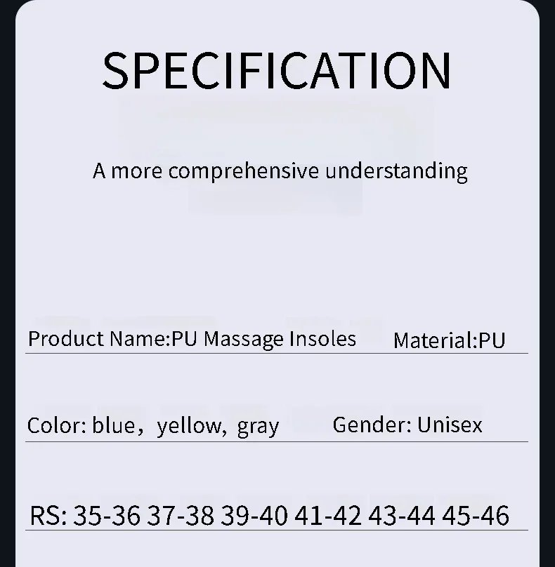 1 Pair Finger Pressure Board Massage Insole Relieve Foot Fatigue Shoes Insoles Men Woman Shoe Pads Soft Sports Casual Shoes Pad