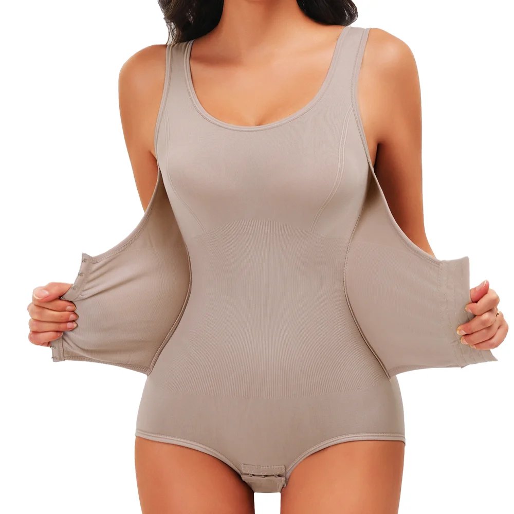 Women Bodysuit Shapewear Belly Trimmer Belts Tummy Control Body Shaper Waist Trainer Bandage Slimming Waist Cincher Vest Corset