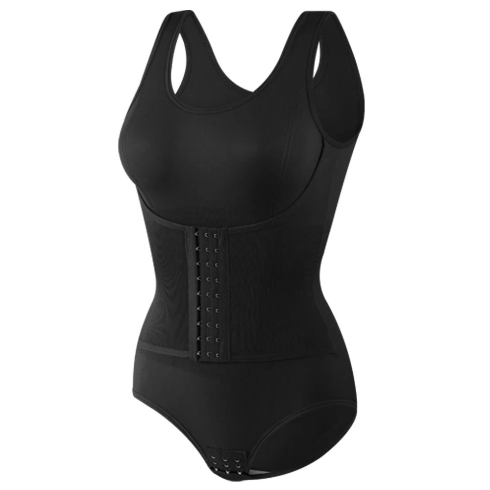 Women Bodysuit Shapewear Belly Trimmer Belts Tummy Control Body Shaper Waist Trainer Bandage Slimming Waist Cincher Vest Corset