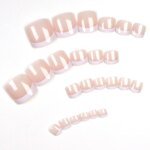 120pcs Short Square False Toe Nail Tips Pink French Soft Gel Press On Toenails White Edge Fake Toe nails Full Cover Toe Nail Tip - Image 3