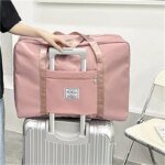 Large Capacity Folding Travel Bags Waterproof Luggage Tote Handbag Travel Duffle Bag Gym Yoga Storage Shoulder Bag For Women Men - Image 2