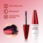 Peel Off Rose Pink Lip Gloss Matte Outline Contour Tattoo Lip Stain Waterproof Transfer Resistant Tear Off Natural Lip Tint - Image 4