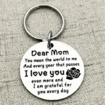 Stainless Steel 'Dear Mom I Love You' Keychain - Perfect Gift for Mother's Day, Birthday, Christmas, Thanksgiving - Image 5