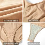 1 Piece Solid Seamless Brief Shaping Shapewear Bodysuit, Tummy Control Butt Lifting Slimmer Body Shaper, Women's Underwear - Image 6