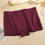 3PCS Women's Cotton Boyshort Panties Breathable Low Waist Solid Colors Underwear Female Casual Sports Boxers Underpants - Image 5