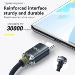 Rocklon 120W 6A Fast Charge USB Type C Quick Charge Cable For Samsung S23 Xiaomi 14 Huawei Phone Fast Charging Cable Data Cables - Image 5
