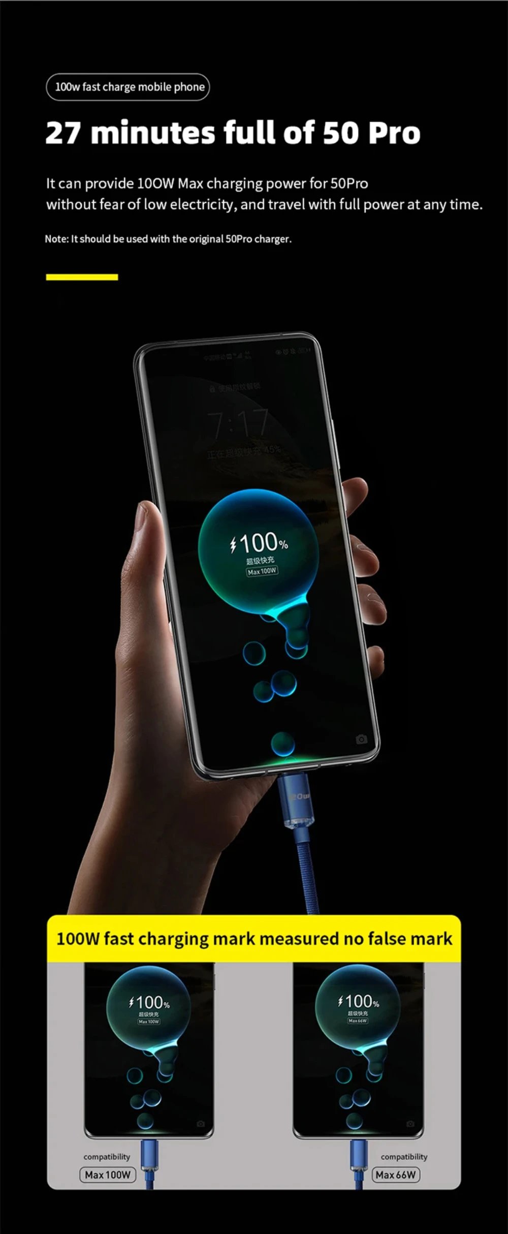 Rocklon 120W 6A Fast Charge USB Type C Quick Charge Cable For Samsung S23 Xiaomi 14 Huawei Phone Fast Charging Cable Data Cables